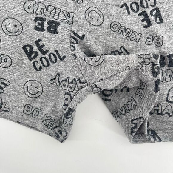 Garanimals Baby Boy’s Grey Be Kind, Be Happy, Be Cool Terry Shorts Size 24M - Picture 4 of 10